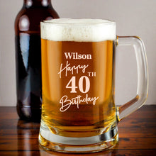 Load image into Gallery viewer, EDSG Personalised Pint Glass  Beer Mug