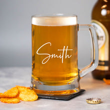 Load image into Gallery viewer, Personalised Pint Beer Glass Gifts