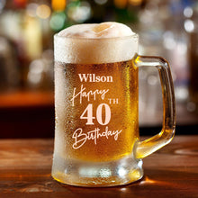 Load image into Gallery viewer, EDSG Personalised Pint Glass  Beer Mug