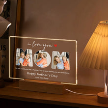 Load image into Gallery viewer, EDSG Personalised Photo Acrylic Plaque Night Light