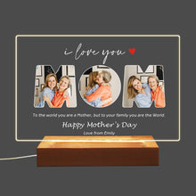 Load image into Gallery viewer, EDSG Personalised Photo Acrylic Plaque Night Light