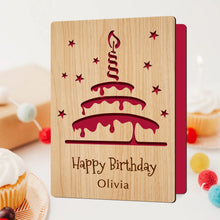 Load image into Gallery viewer, Personalised  Birthday Cards with Any Name & Age