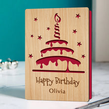 Load image into Gallery viewer, Personalised  Birthday Cards with Any Name & Age