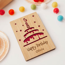 Load image into Gallery viewer, Personalised  Birthday Cards with Any Name & Age
