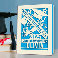 Load image into Gallery viewer, Personalized  Graduation Cards  Gifts 2025
