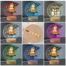 Load image into Gallery viewer, 7 Colors Night Lamp Gift Bedroom Decor for Kids Children Baby Girls Boys Toddler
