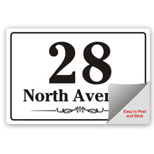 Load image into Gallery viewer, Personalised Bin Numbers for Wheelie Bins Set of 4