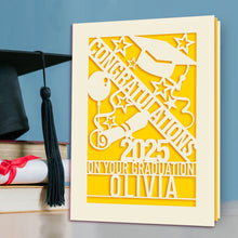 Load image into Gallery viewer, Personalized  Graduation Cards  Gifts 2025