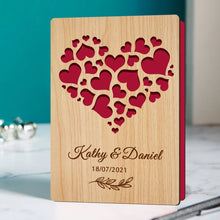 Load image into Gallery viewer, Personalised Wedding Cards with Any Name & Date