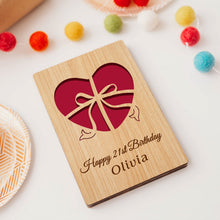 Load image into Gallery viewer, Personalised  Birthday Cards with Any Name & Age