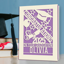 Load image into Gallery viewer, Personalized  Graduation Cards  Gifts 2025