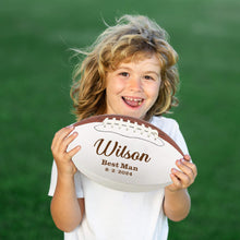 Load image into Gallery viewer, Personalized Custom Football 12-Inch Football Gifts for Coach Dad Groomsmen