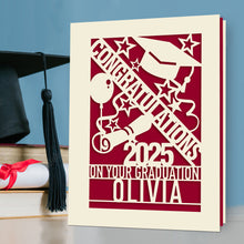 Load image into Gallery viewer, Personalized  Graduation Cards  Gifts 2025