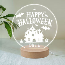 Load image into Gallery viewer, Personalised LED Night Light Lamp 7 Colors Halloween Light Bats Decoration