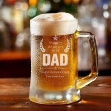 Load image into Gallery viewer, Personalised Beer Pint Glass Gifts  600ML Tankards