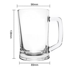 Load image into Gallery viewer, Personalised Beer Pint Glass Gifts  600ML Tankards