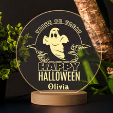 Load image into Gallery viewer, LED Witch Night Light Table Light Pumpkin Ghost Bat Ornament