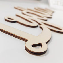 Load image into Gallery viewer, EDSG Wall Decals Personalised Name Sign Wooden Letters (Hight 15CM)