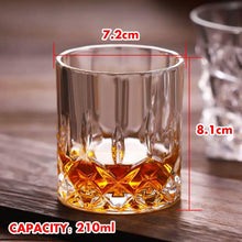 Load image into Gallery viewer, Personalised Whiskey Glass for Men Engraved Whiskey Tumbler Glass