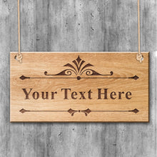 Load image into Gallery viewer, Personalized Wooden Garden Plaques Door Signs