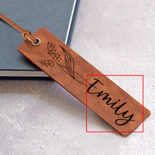 Load image into Gallery viewer, Custom Bookmark Engraved PU Birthstone Book Marks Gifts