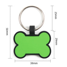 Load image into Gallery viewer, EDSG Silicone Dog Name Tag Dog ID Tag for Pets