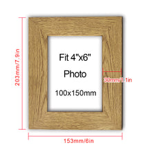 Load image into Gallery viewer, Personalised Photo Frame -6x4 Photo Frames Engraved Wooden Picture Frames with Custom Text for Mum, Wedding, Christmas, Valentines, Mothers Day, Fathers Day, Graduation Gifts