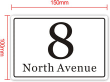 Load image into Gallery viewer, Personalised Bin Numbers for Wheelie Bins Set of 4 Wheelie Bin Numbers Stickers Wheelie Bin Stickers Custom Sticky Number