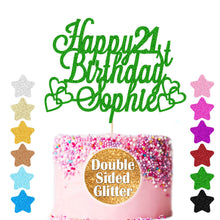 Load image into Gallery viewer, Personalised Birthday Cake Topper  Any Age
