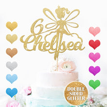Load image into Gallery viewer, Personalised Fairy Happy Birthday Cake Topper - EDSG