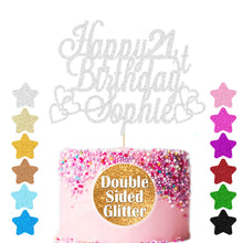 Load image into Gallery viewer, Personalised Birthday Cake Topper  Any Age
