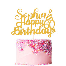 Load image into Gallery viewer, Personalised Cake Topper for Girl - EDSG