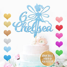 Load image into Gallery viewer, Personalised Fairy Happy Birthday Cake Topper - EDSG