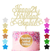 Load image into Gallery viewer, Personalised Birthday Cake Topper  Any Age
