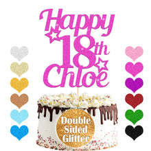 Load image into Gallery viewer, Personalised 18th Birthday Cake Topper Any Name Age
