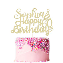 Load image into Gallery viewer, Personalised Cake Topper for Girl - EDSG