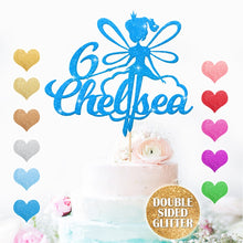 Load image into Gallery viewer, Personalised Fairy Happy Birthday Cake Topper - EDSG