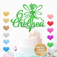 Load image into Gallery viewer, Personalised Fairy Happy Birthday Cake Topper - EDSG