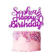 Load image into Gallery viewer, Personalised Cake Topper for Girl - EDSG