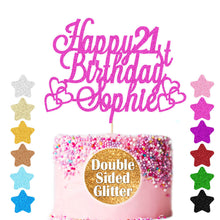 Load image into Gallery viewer, Personalised Birthday Cake Topper  Any Age