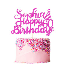 Load image into Gallery viewer, Personalised Cake Topper for Girl - EDSG