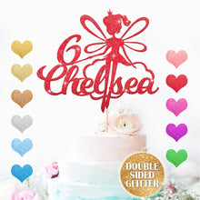 Load image into Gallery viewer, Personalised Fairy Happy Birthday Cake Topper - EDSG