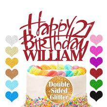 Load image into Gallery viewer, Personalised 18th Birthday Cake Topper Any Name Age - EDSG