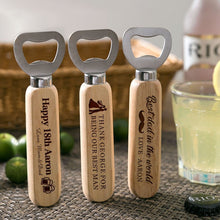 Load image into Gallery viewer, Personalised Bottle Opener