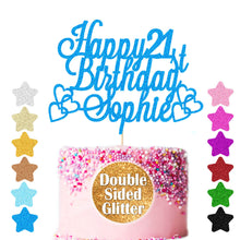 Load image into Gallery viewer, Personalised Birthday Cake Topper  Any Age
