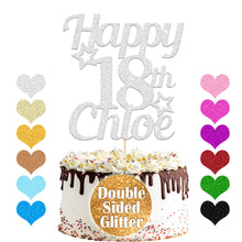 Load image into Gallery viewer, Personalised 18th Birthday Cake Topper Any Name Age