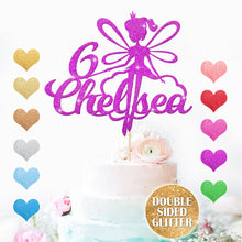 Load image into Gallery viewer, Personalised Fairy Happy Birthday Cake Topper - EDSG