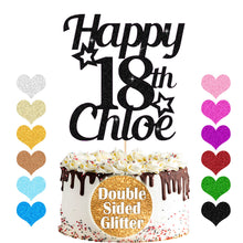 Load image into Gallery viewer, Personalised 18th Birthday Cake Topper Any Name Age