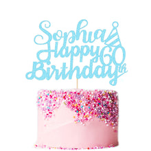 Load image into Gallery viewer, Personalised Cake Topper for Girl - EDSG