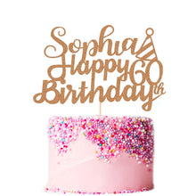 Load image into Gallery viewer, Personalised Cake Topper for Girl - EDSG